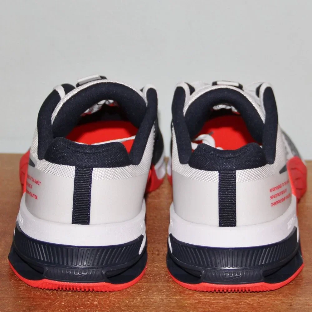 Nike Metcon 8 Crossfit Training Shoes Mens 14 White Crimson Obsidian - Picture 5 of 6